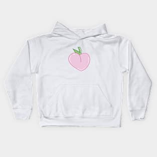 Simple Peach Kids Hoodie